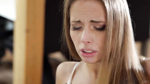 Sex-starved bombshell sucks and rides lover's cock