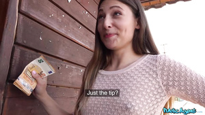 Sweet brunette Talia Mint gets her tight pussy railed