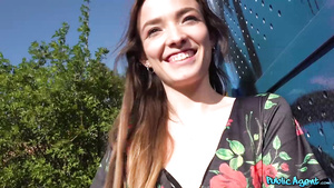 Horny stallion fucks young babe in the abandoned house