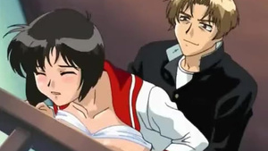 Inbaku Gakuen 1-2-3. Classroom doggy fuck with cum in mouth