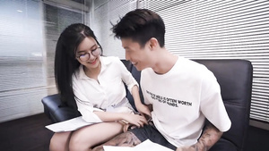 Amateur Asian couple hard porn video