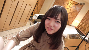 Asian smiley teen hot POV blowjob