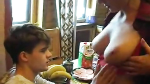 Horny Youngster Loses His Virginity With Much Older Whore