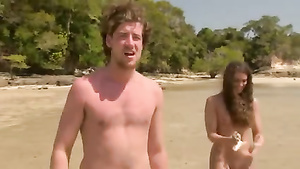 Nudist beach dating with young amateur chick