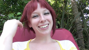 Arousing Coed Slim Redhead Wants Older Male