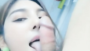 Asian libidinous hussy amazing porn video