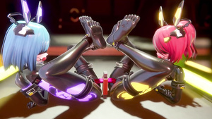 Cartoon babes kinky hot porn video