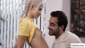 Cute Blondie 18 Years Old Enjoys A Deep Doggy Style Banging