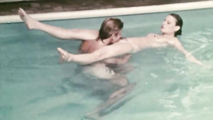 Horny Lover Licks Longing Pussy Of Naked Girl In The Pool
