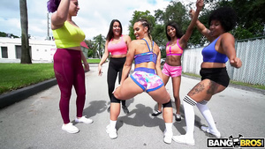 Booty ebony babe amazing porn video