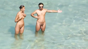 Blowing Off Compilation At Public Beach Hidden Cam