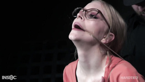 Nerd girl in glasses Alice bdsm kinky porn