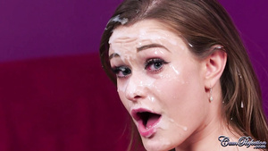 Daddy's Best Friend Cums On Her Face