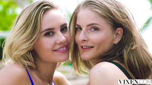 young slut addie & cayenne live out their 3some fantasy