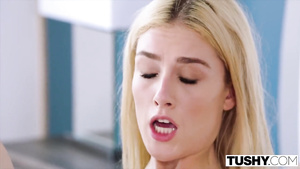 TUSHY Hipster Beauty Can Never Get Enough Ass Fucking