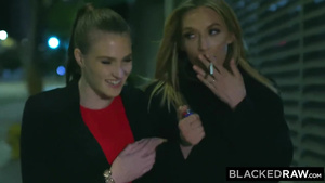 BLACKEDRAW Mona Wales and Ashley Lane Have BIG BLACK DICK When Their Husbands Are Out