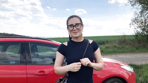 Amateur Sex Xozilla Porn Movies Girl Stops Her Car For Love Making With Guy Part1