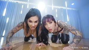 Joanna Angel and Charlotte Sartre are longing for big black dick