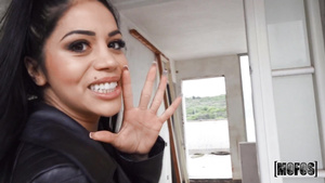 Julia De Lucia sits her exotic pussy down on a big dick