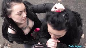 Raven-haired bimbo with natural tits can't get enough of Jason's cock