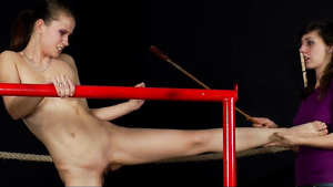 Fitness bunny in an insane BDSM scene