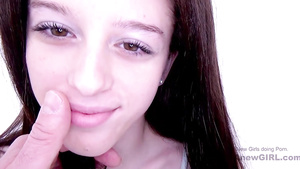 Sweet Young gets tight vagina creampied at audition