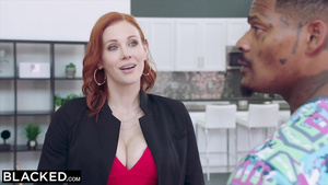 BLACKED Maitland Ward is now BIG BLACK PENIS only - Jason luv