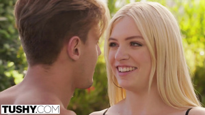 TUSHY Blubbery Blond Hair Babe Gets her Butt Gaped - Chris diamond