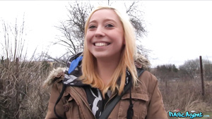Public Agent - Innocent 18 Years Old Bends Over For Cash 1
