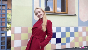 Skinny babe cheats her boyfriend with stranger