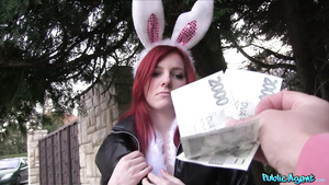 Public Agent - Nasty Easter Bunny Girl Shagged Outside 1