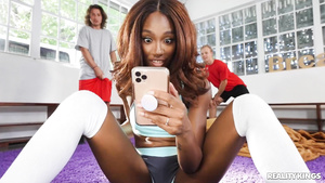 Kinky chocolate vixen jaw-dropping sex clip