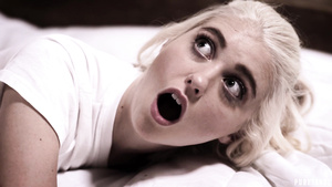 A BBC goes balls deep in Chloe's hairy cunt in missionary. A black & white scene