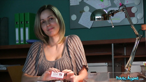 Public Agent - Receptionist Sucking And Fucks For A Promotion 1