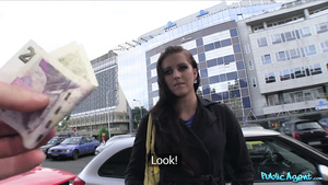 Public Agent - Darkhaired Babe Freaks Out After Stranger Cums Inside Her 1 - Morgan Urugua