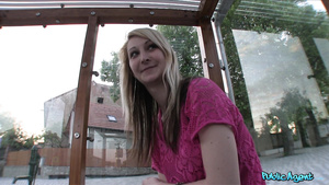 Public Agent - Blond Hair Babe Hot Suck, Fucks, And Swallow's Stranger's Ejaculant 1 - Katia Fare