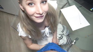 Naughty Russian College Girl Lovemaking During Her Homework Part1
