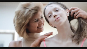 Hot girlfriends pleased me with steaming hot lesbian sex show