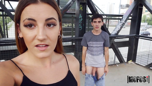 Lovely slut crazy outdoor POV sex movie