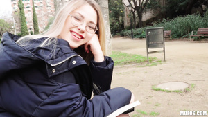 Marvelous nerd teen Selvaggia crazy porn scene