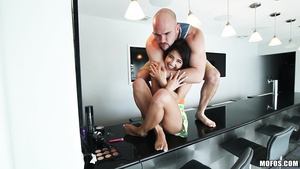 Libidinous wench Adria Rae mind-blowing porn clip