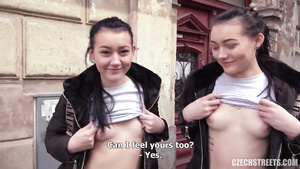 Good-looking teens jaw-dropping sex video