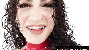 LatexPlaytime- Fetish Alt Babe Butt Fucking Plowed and Soaked i