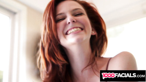 Raunchy Small Tittied Redhead Fits A Whole Chopper In Her Mo