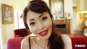 Gorgeous asian babe Marica Hase thrilling porn movie