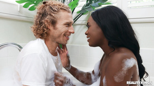 Good-looking black  Ana Foxxx incredible sex video