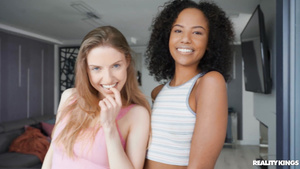 Voluptuous Romy Indy mind-blowing threeway video