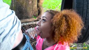 Lascivious black teen Kendall Woods crazy xxx movie