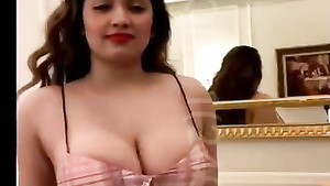 Curvy Teen in Lingerie hot solo