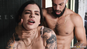 Charming stunner crazy adult video